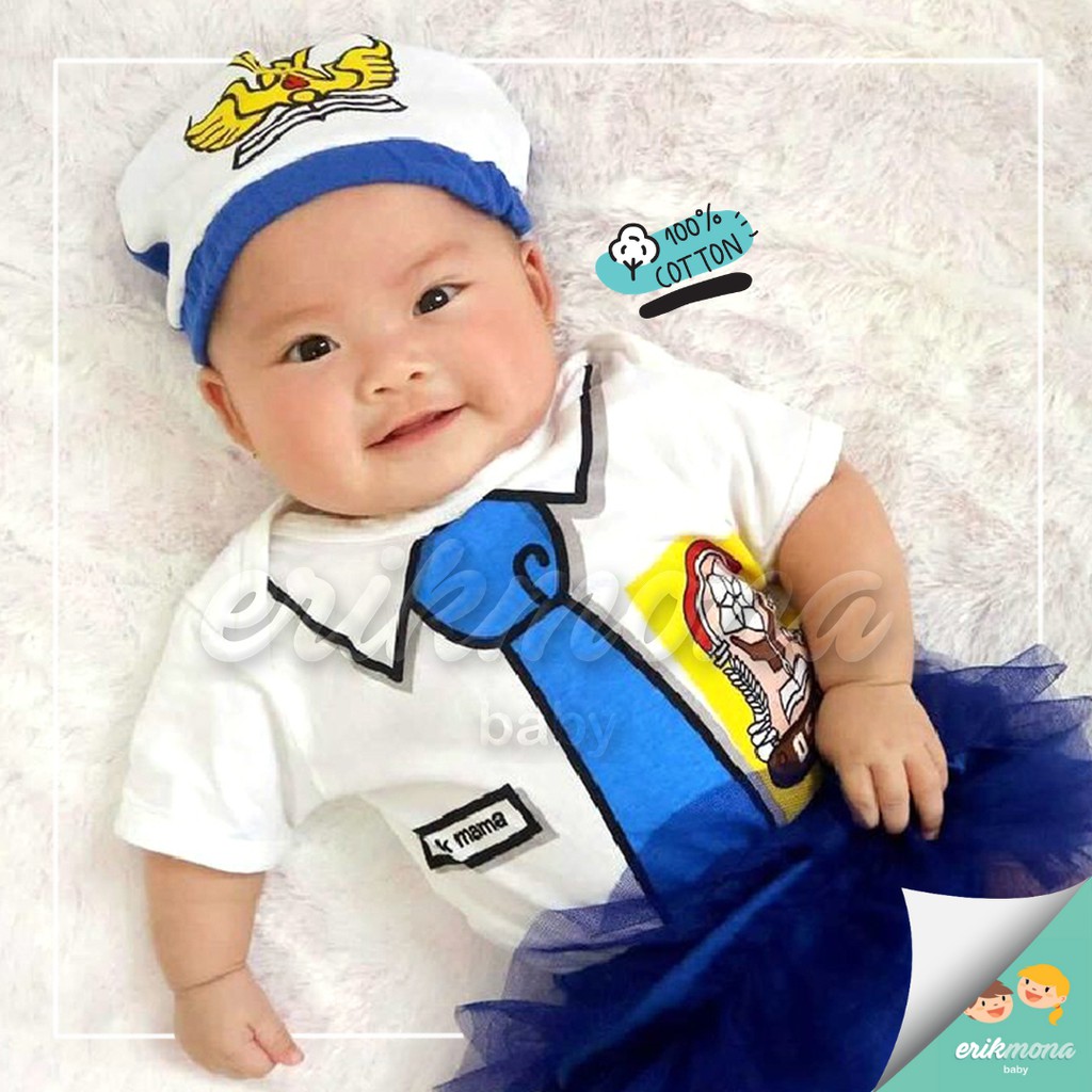 baju bayi jumper bayi karakter sekolah SMP-7