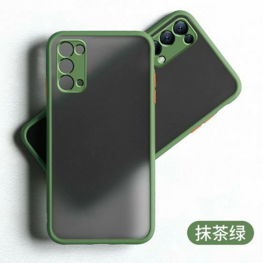 Case Oppo Reno 5 Shockproof Hybrid Premium Hard Casing