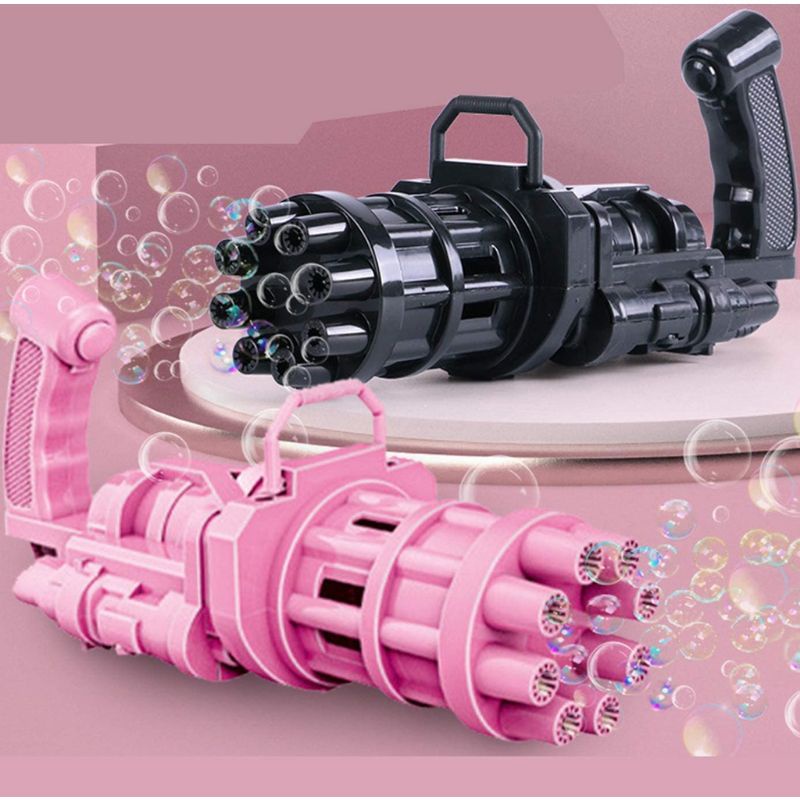 Promo Kids Automatic Gatling Bubble Gun Toys/Gatling Bubble Machine Mainan Pistol Bubble Gun Toy