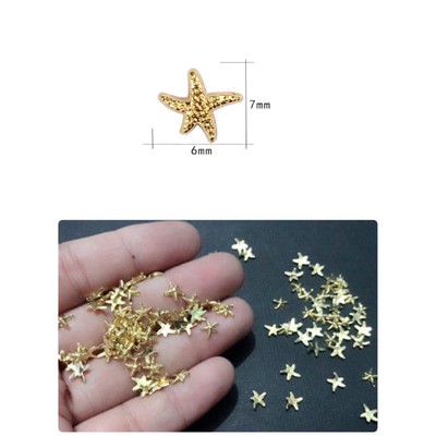 aksesoris kerajinan tangan mini bezel charm perhiasan nail art sprinkle mermaid