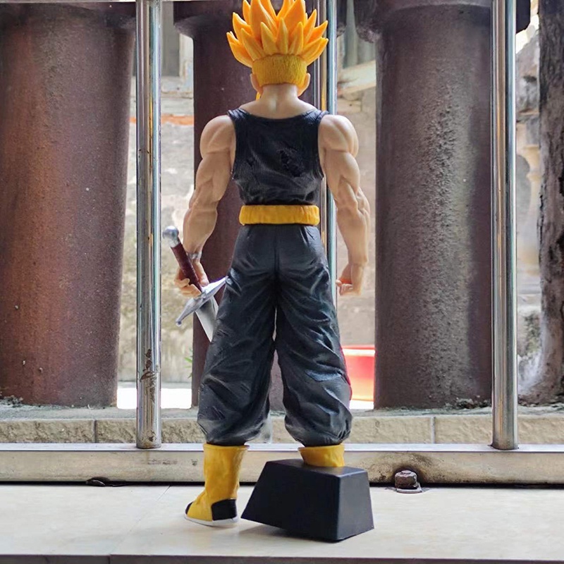 Mainan Action Figure Anime Dragon Ball Z Torankusu GK Super Saiyan LC Legend of Guild Wars Trunks Bahan PVC Ukuran 29cm