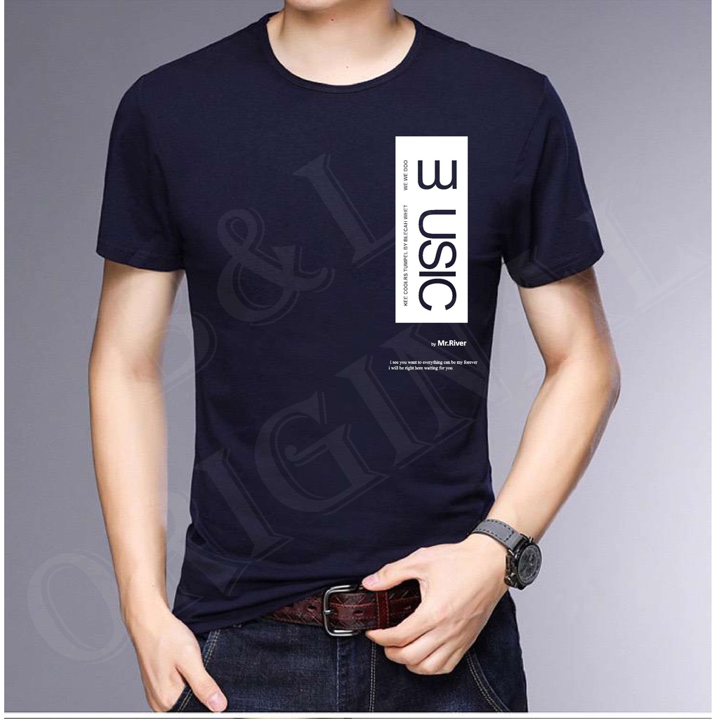 BS TERLARIS BAJU KAOS  USIC TANGAN PENDEK PRIA DAN WANITA GOOD QUALITY