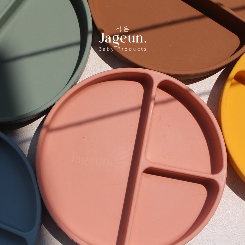 JAGEUN Premium Silicone Suction Plate | Piring Tempat Makan Anak Bayi