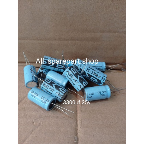 Elco 3300uf 25v