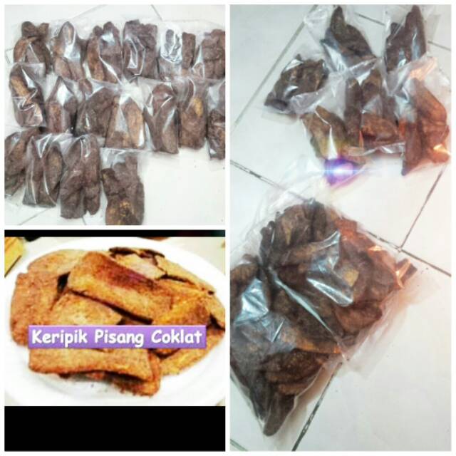 

Kripik pisang coklat