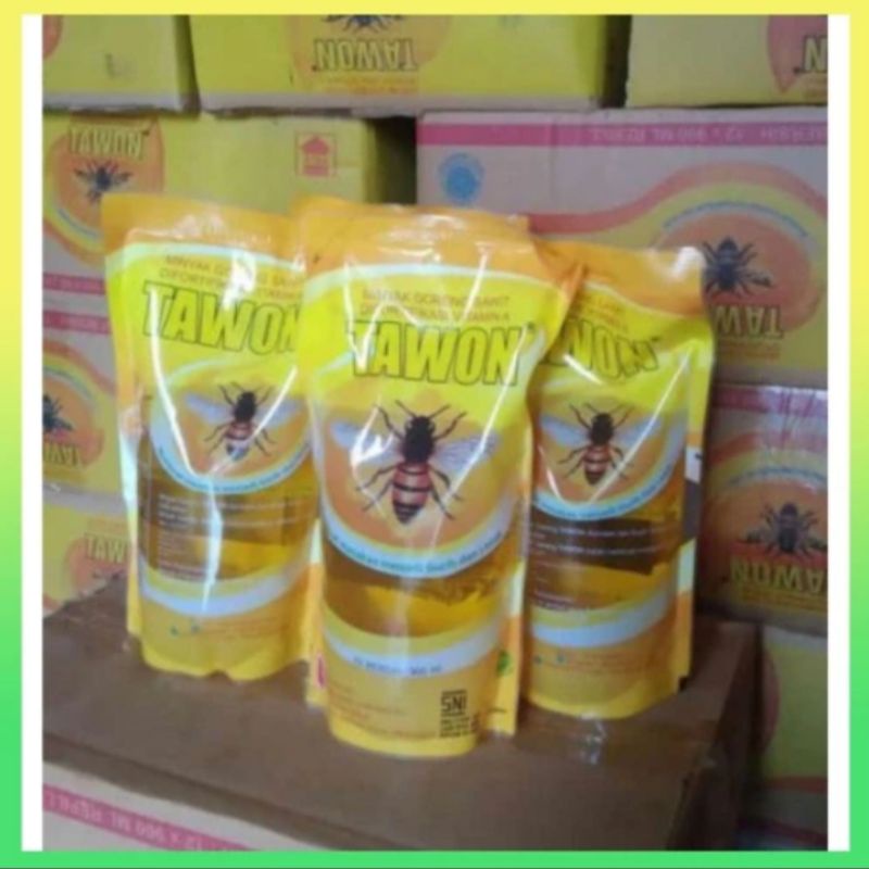 Minyak Goreng Tawon 900ml 1 Dus isi 12 Pcs