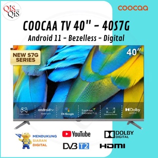 TV LED COOCAA 40/43 inch - SMART - Android 11 - Full HD (S7G)