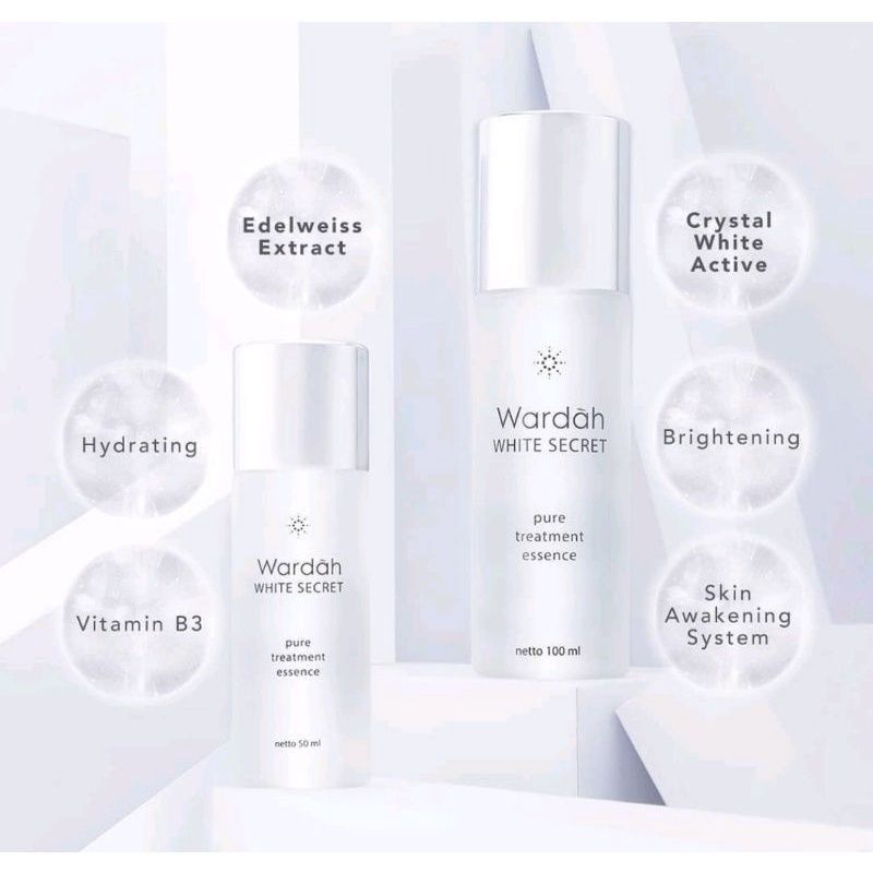 Wardah White Secret Pure Treatment Essence 50ml | 100ml