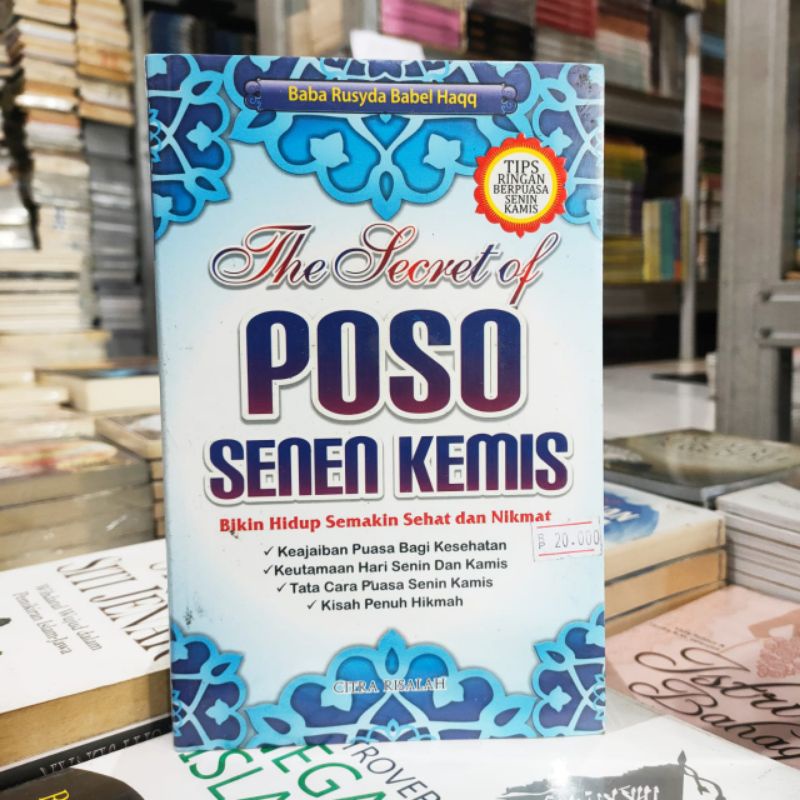 Obral Buku Agama / Islami / Novel Islami / Bacaan Agama / Shalat Tahajjud Untuk Prestasi Akademik / Menyegarkan Islam Kita / Istri Bahagia / Original Murah #24A-Poso Senin Kamis