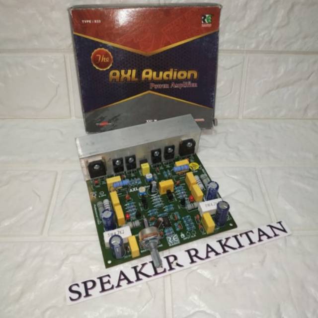 Kit Driver Power Amplifier Mono The AXL Audion 833