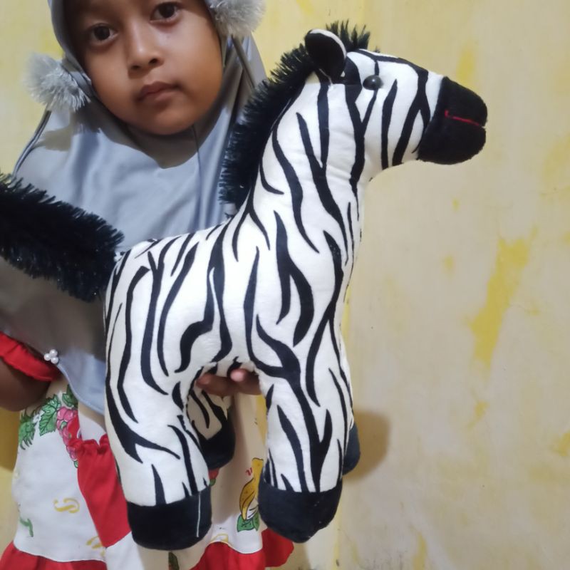 boneka kuda ZEBRA M murah