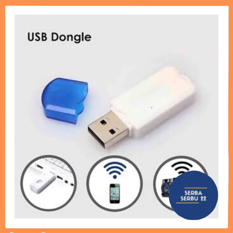 USB Bluetooth Audio Receiver Dongle Wireless with Mic Music Reveiver GARANSI KUALITAS TOP