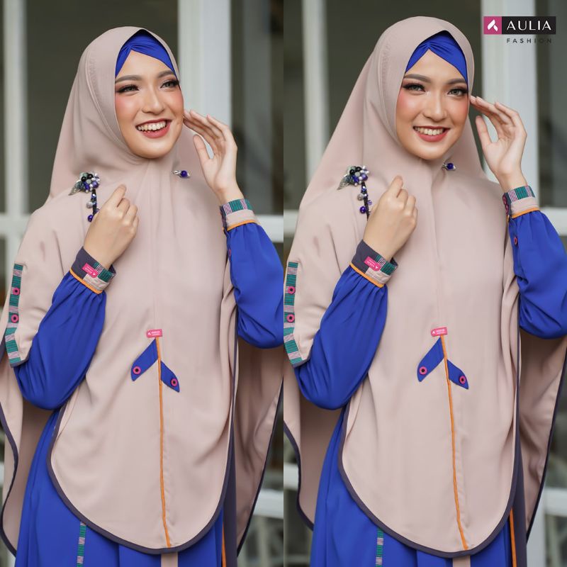 Fashion gamis Aulia ori syar'i syari cocok buat lebaran 2023, warna sangat menarik, favorit semua wa