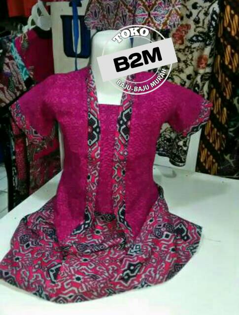 Kebaya Anak Setelan Batik Kutu Baru Usia 1,2,3,4,5,6,7,8 Tahun Grosir Batik Murah