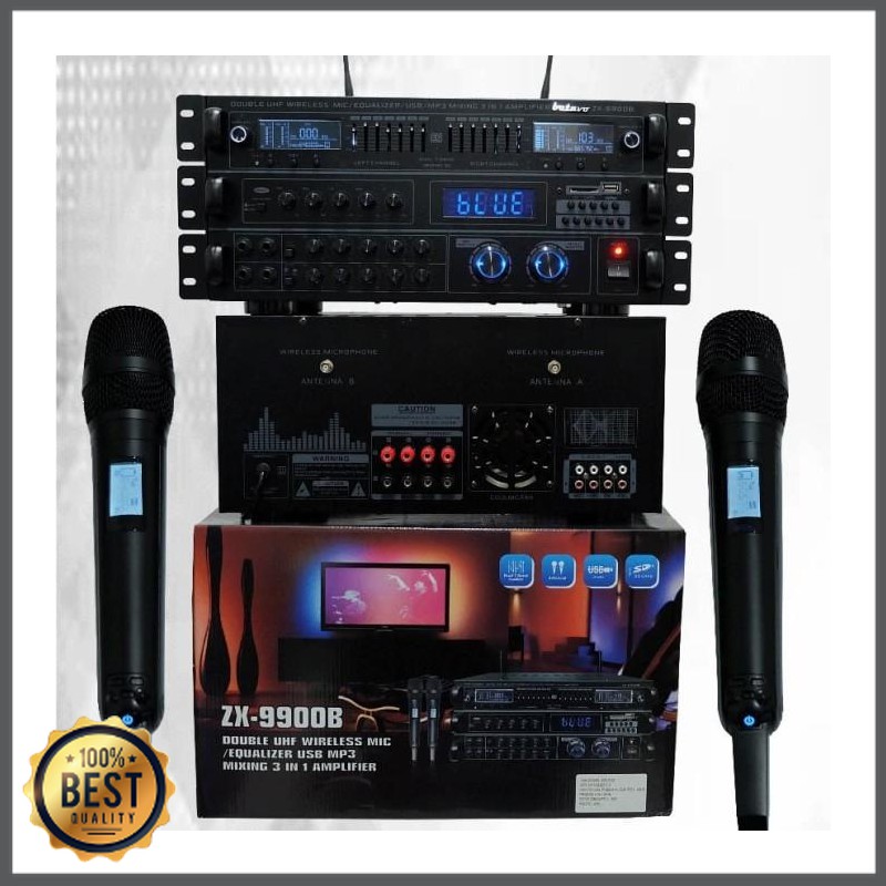 Mishad Shop -  ampli betavo ZX 9900B mic wireless GU-5117-2351