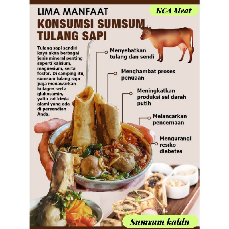 Daging Sapi Halal Tulang Sumsum Sapi Sumsum Kaldu 1kg Murah Super Shopee Indonesia