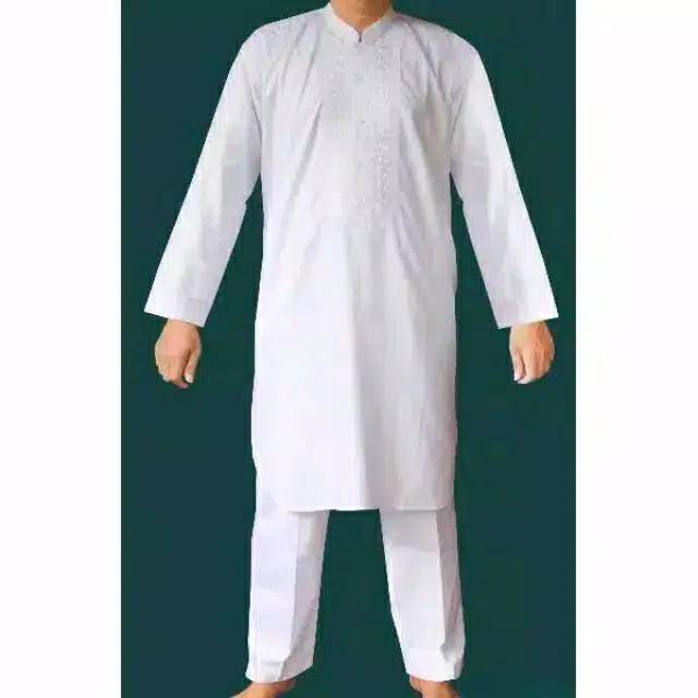 Tys0071 Setelan Ihrom Pria Perlengkapan Haji Umroh - Gamis Jubah Pakaian Muslim Pria