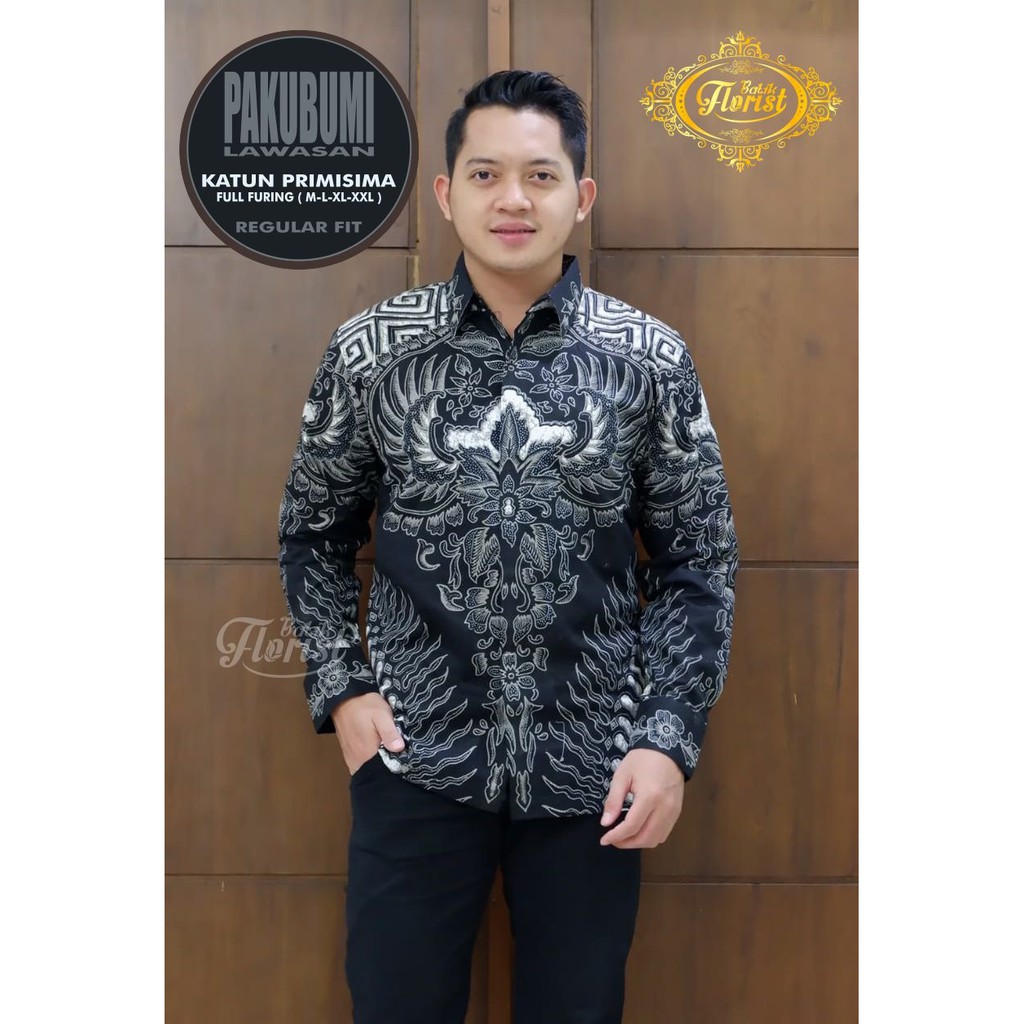 PAKUBUMI LAWASAN Batik Pria Full Furing Bahan Katun Halus Primisima