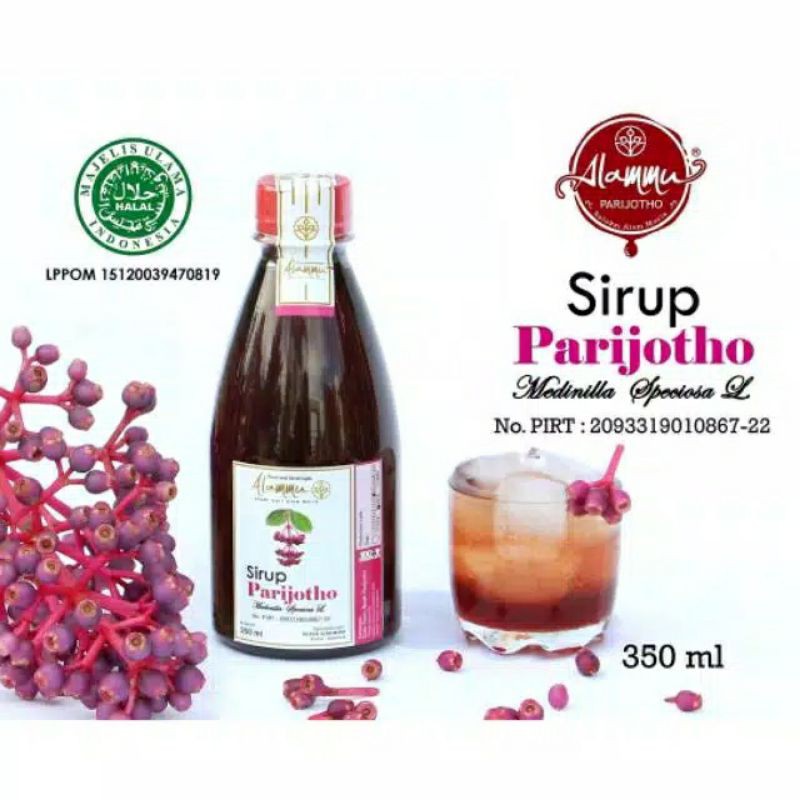 

Sirup Parijoto merek ALAMMU Asli Muria 350 ml