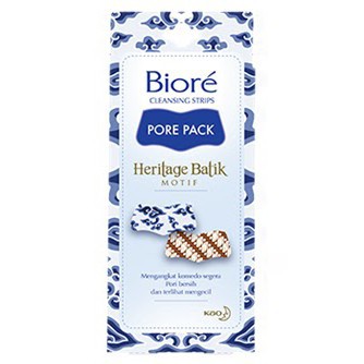 *BEST SELLER* Biore Cleansing Strips Black Pore Pack Porepack (4 Pcs)