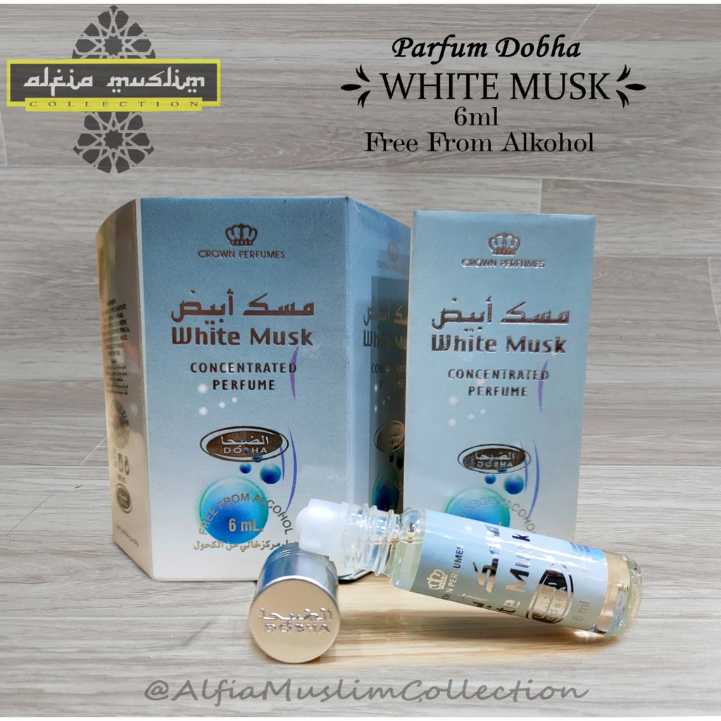 Parfum Dobha White Musk 6 Ml 1 Bok isi 6 Pcs