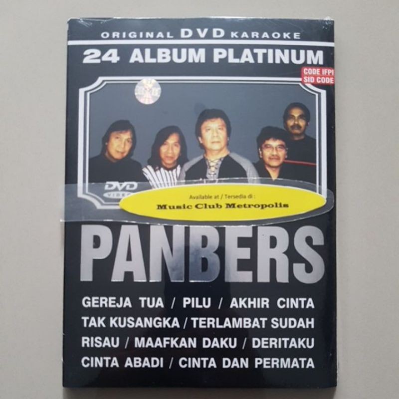 DVD KARAOKE PANBERS - 24 ALBUM PLATINUM
