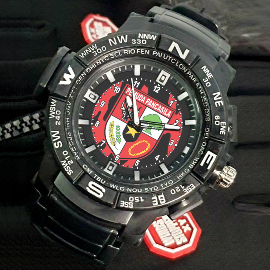 (EXCLUSIVE) Jam Tangan PEMUDA PANCASILA motif 7 Sport Bagus