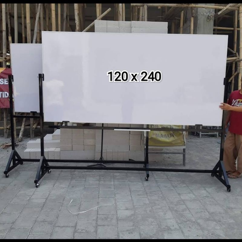 

whiteboard sekolah 120 x 240 cm whiteboard kantor