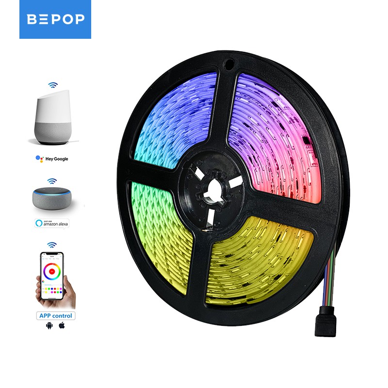 Bepop Smart LED Strip Lampu Hias Tumble 10M RGB Light Wifi APP Control