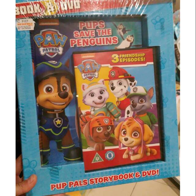 Book and DVD Paw Patrol