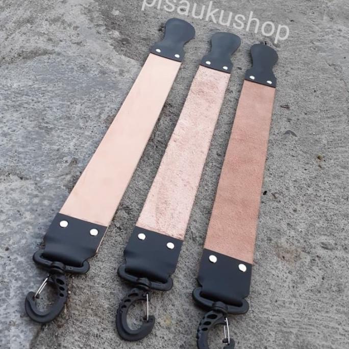 monggo] STROPING ASAH PISAU/KULIT STROPING (FULL KULIT) ASLI ORIGINAL KULIT