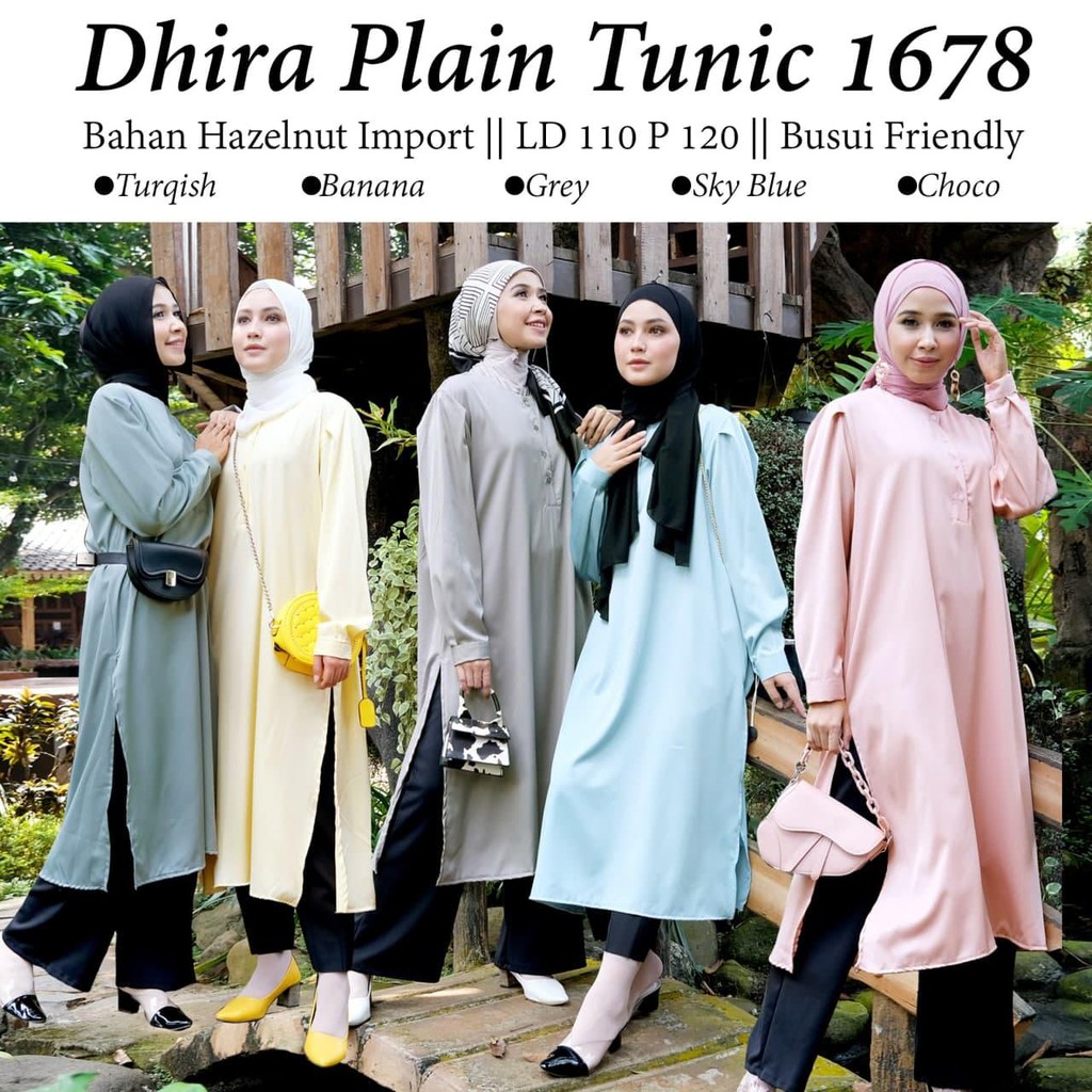 DHIRA PLAIN TUNIK JUMBO