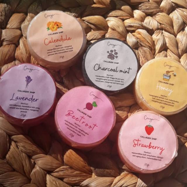 (DIST. RESMI BEKASI) Sabun Collagen Organik Creeze