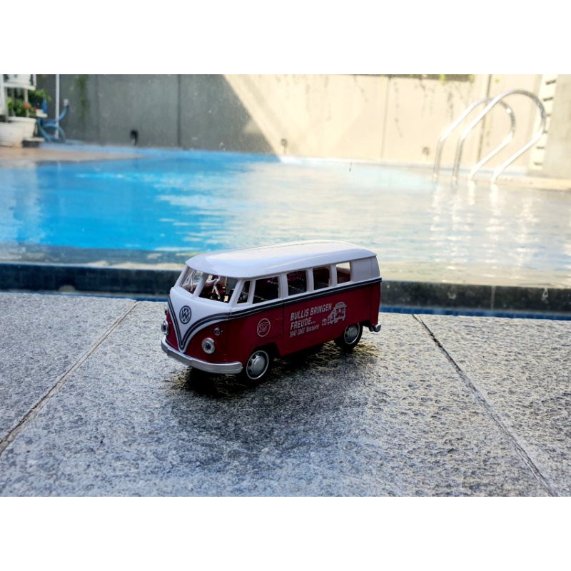 Diecast Mobil VW Combi Miniatur Mobil  Mainan Volkswagen Alloy Car