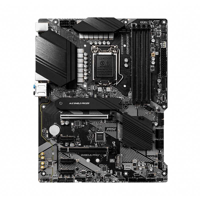 PREORDER MSI Z490-A PRO Mining Motherboard LGA 1200 Motherboard Intel Z490 128GB 3600MHz 3×PCI-E X16 Support Core i9-10900 i7-10700K Cpus