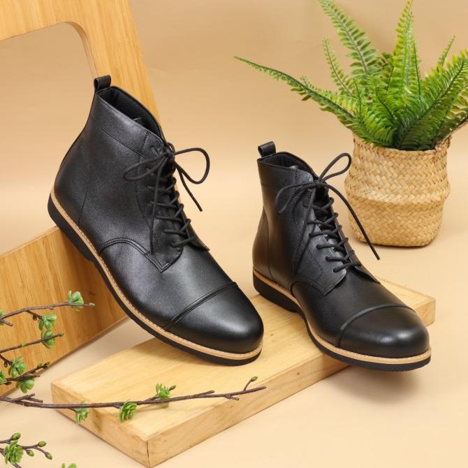Sepatu Boot Pria Kulit Asli Sepatu Pantofel Sepatu Formal Boston Pavel Promo Heboh| Serba Murah| Trendi| Premium| Import| Terlaris| Cuci Gudang| Stok Terbatas| Produk Terbaru| Terlaris| Sangat Laku| Baru| Hot||