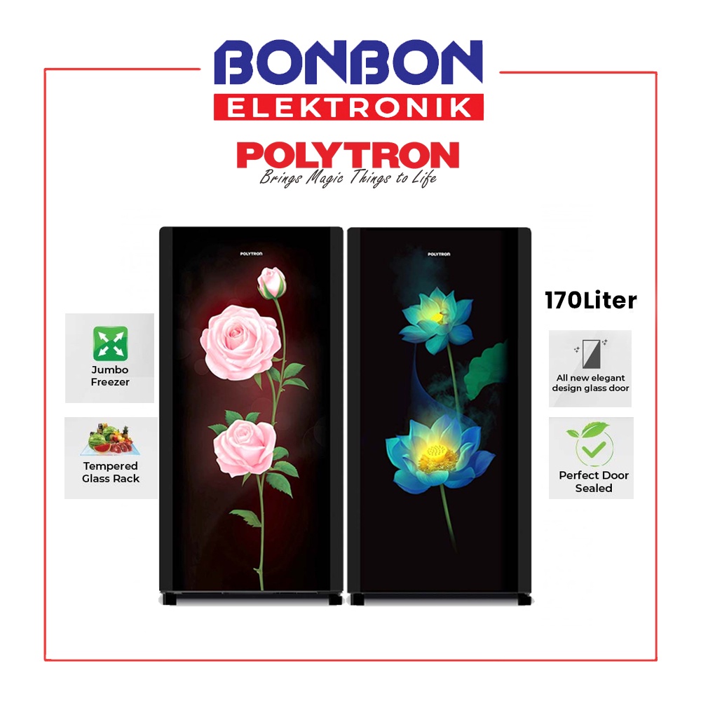 Polytron Kulkas 1 Pintu 170L PRA 17OLX/17ORX / 17 ORX 170 Liter