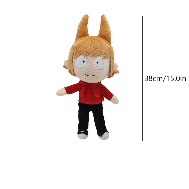 Mainan Boneka Stuffed Plush Kartun Eddsworld 38cm Untuk Dekorasi Rumah / Indoor