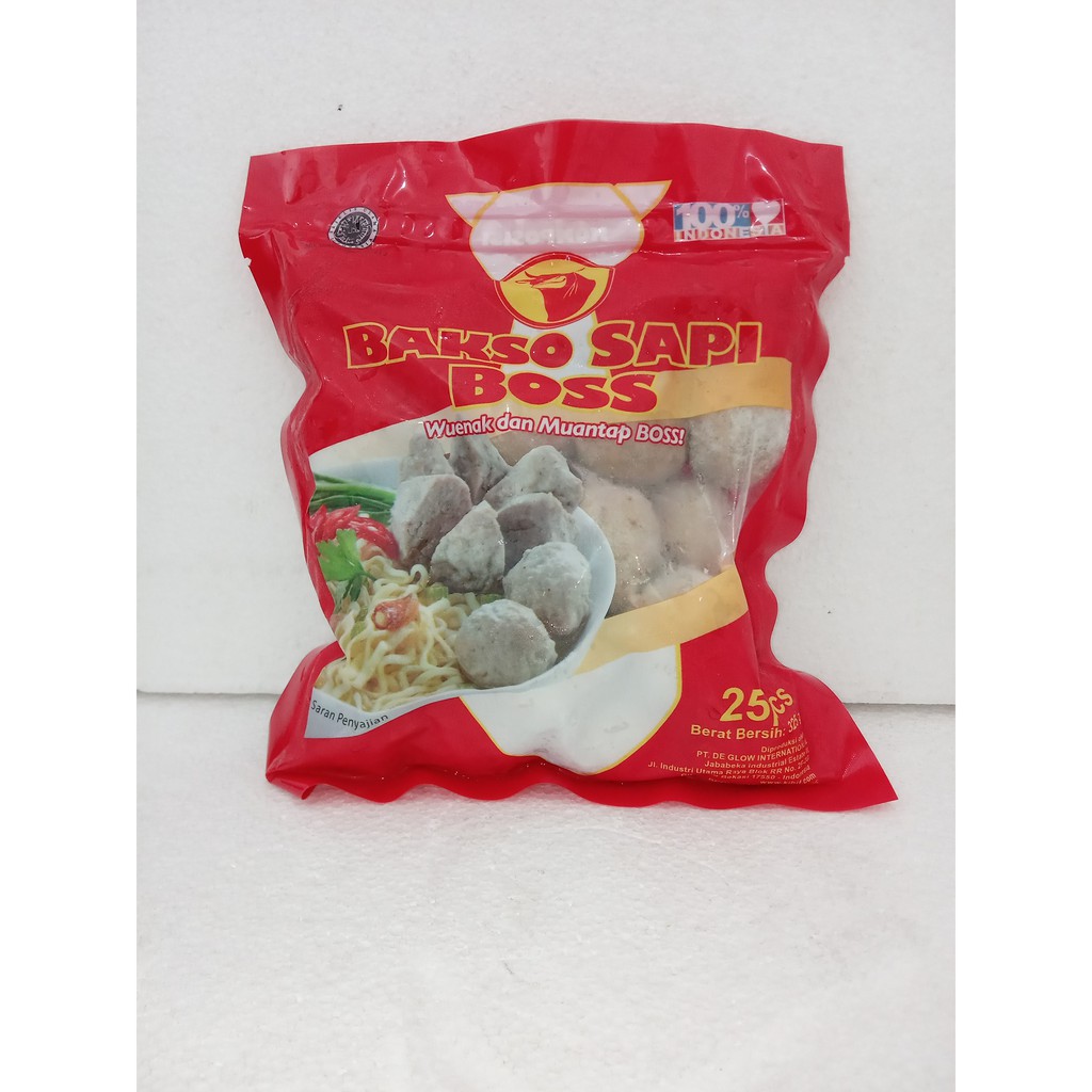 

Baso Sapi Bakso Beef Ball BOSS 25pcs 325gr ENAK MURAH HALAL tanpa obat