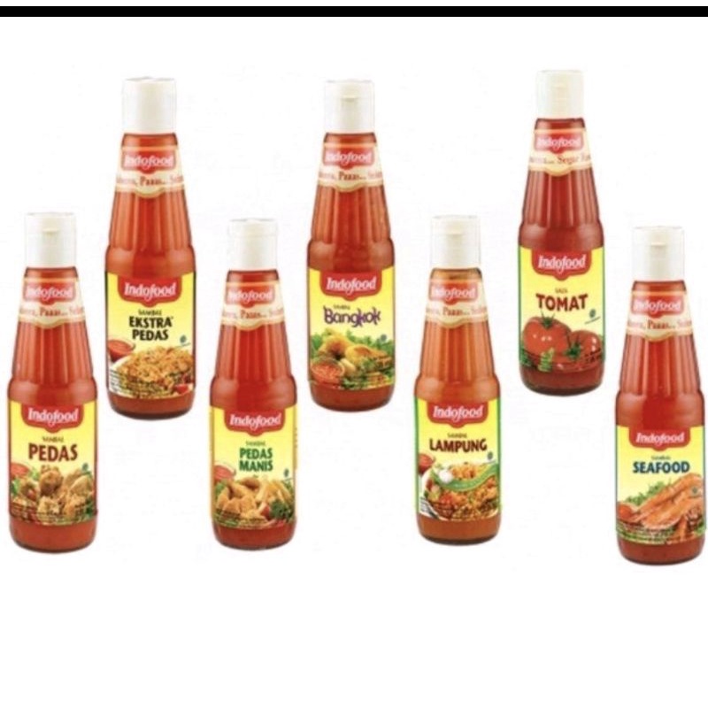 

Saus tomat & sambal indofood 135 ml