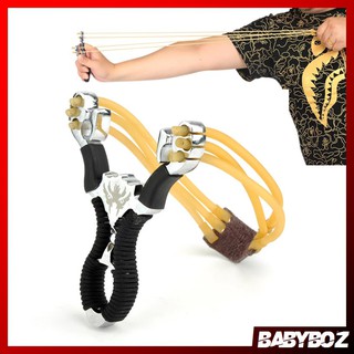BABYBOZ - Jingpindangong Sirius Wolf Ketapel Stainless Steel Slingshot Paracord grip