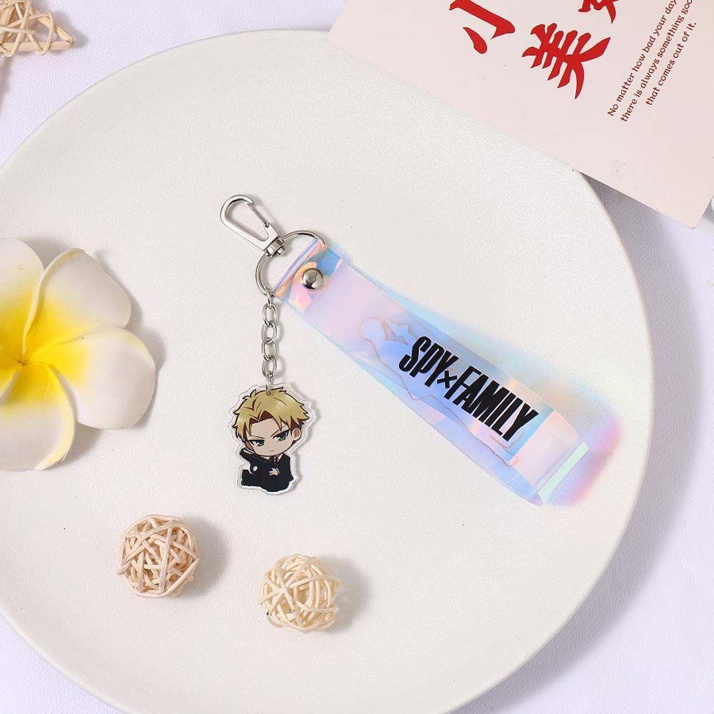 LANFY Cartoon Anime SPY X FAMILY Charm Key Rings Anya Keychain Collections Gift Anime Cute Key Ring Holder Cosplay Pendant Yor Forger Key Chain