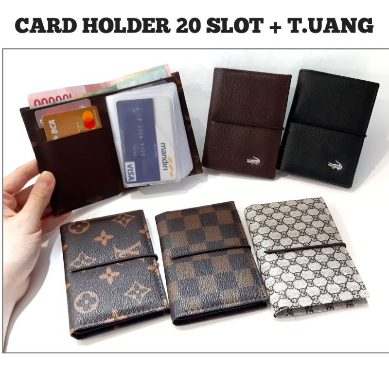  Dompet  Kartu LV  Card Holder GUCCl Tempat Kartu ATM 