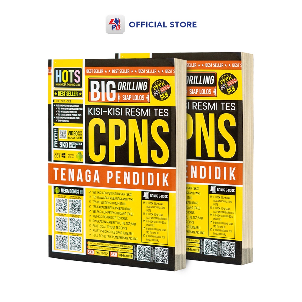 Buku Tes CPNS 2022 2023 Tenaga Pendidik HOTS Big Bank Drilling Kisi-Kisi Resmi Best Seller-2