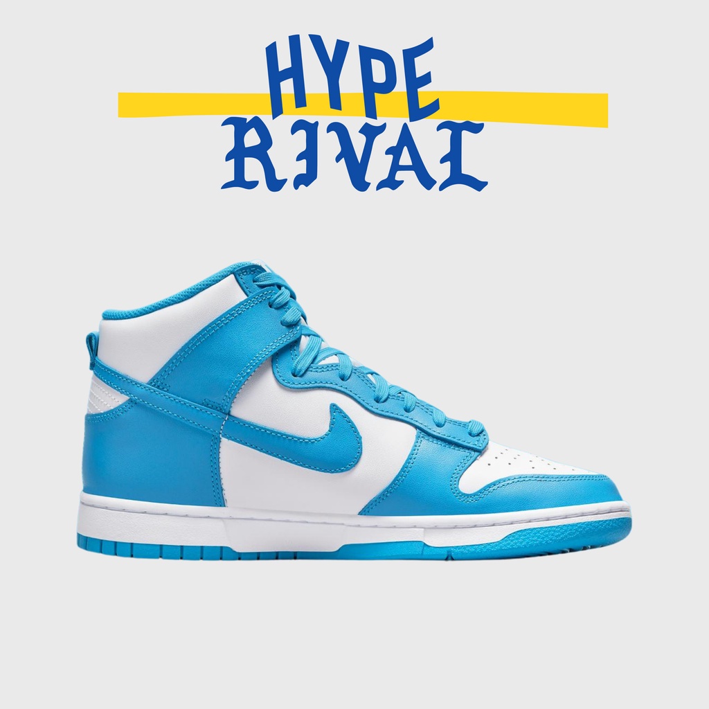 Nike Dunk High Laser Blue 100% Original