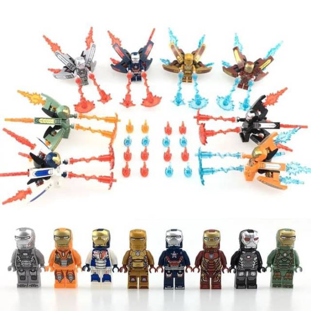 Bricks mini figure super heroes averngers ironman hulk buster