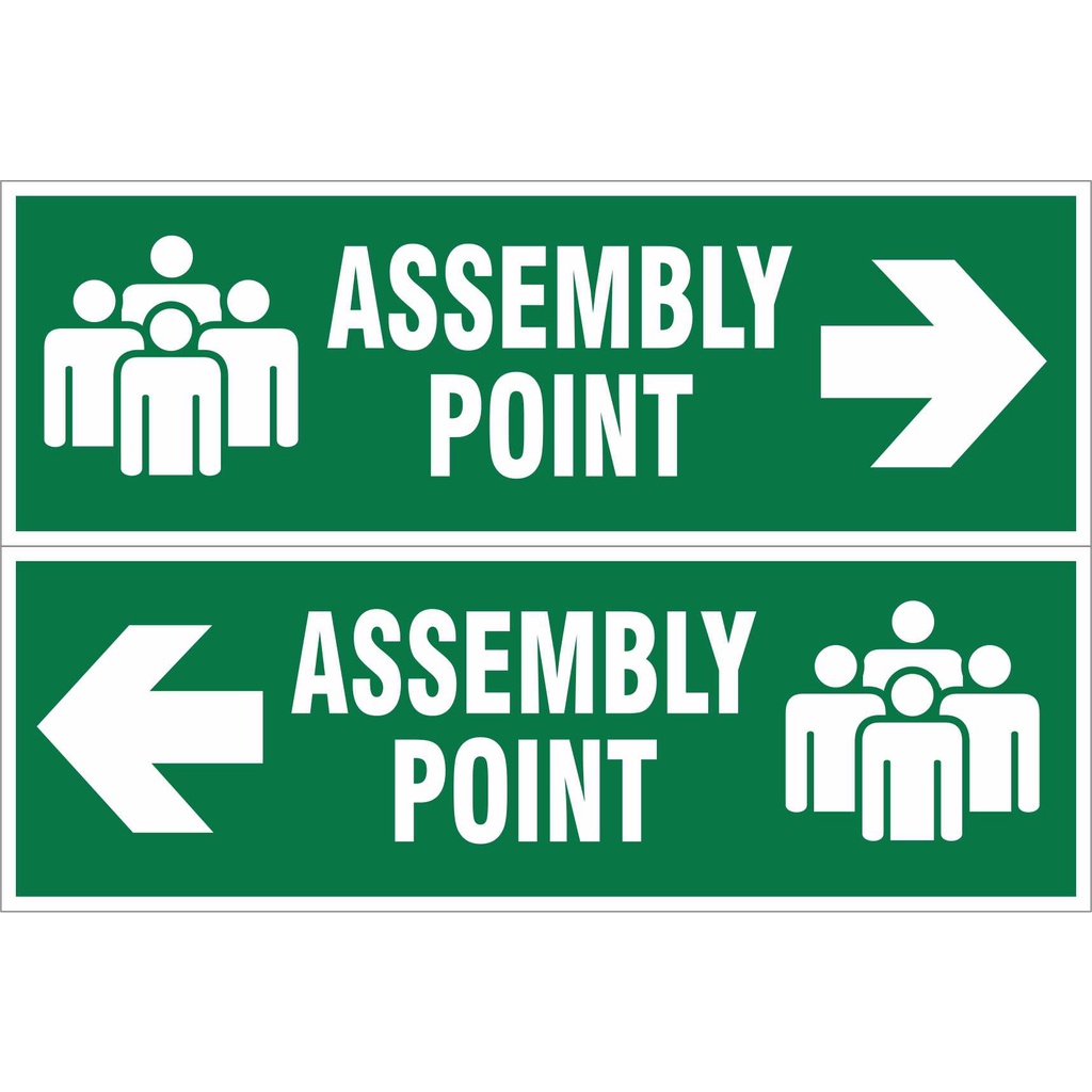 

STIKER VINYL ASSEMBLY POINT DIJUAL 1AN 60X20CM