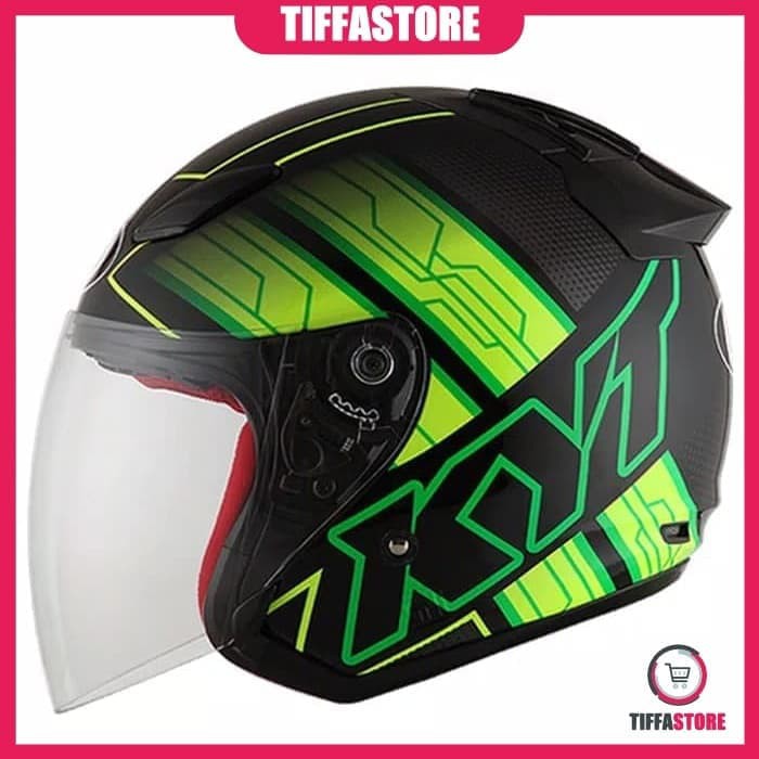 Helm KYT DJ Maru Motif Moto GP