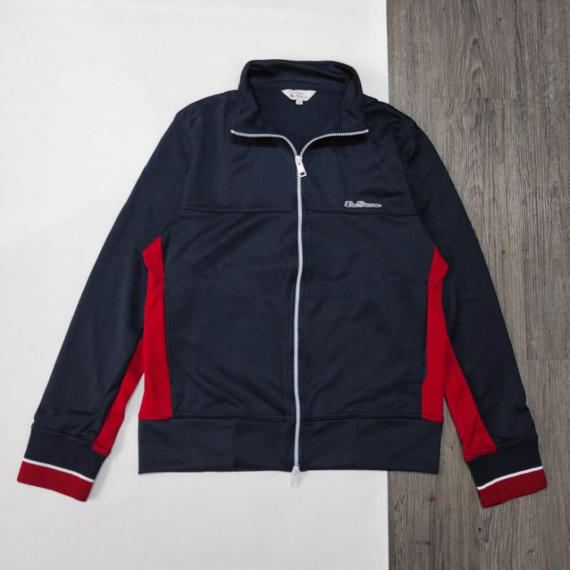 tracktop track jaket ben sherman tricot navy/red