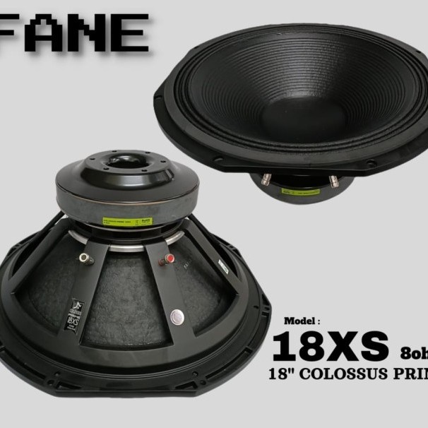 Komponen Speaker 18 Inch FANE Collosus Prime FANE 18XS 18 XS